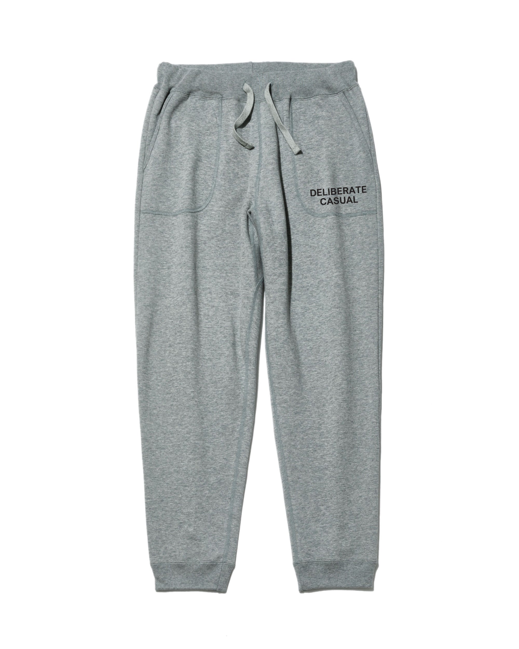 Deliberate Casual Step-Up Sweatpants / Heather Grey – Battenwear