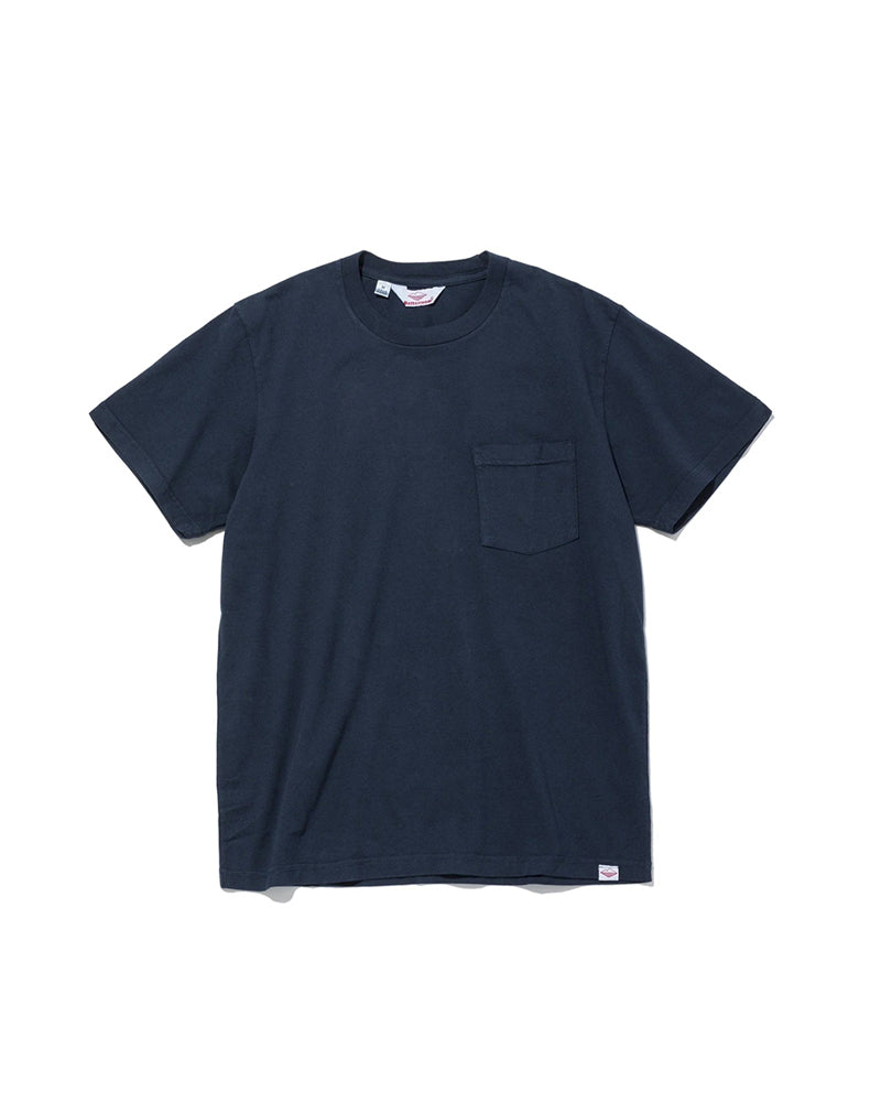 POCKET & CREW 2PACK SS T-SHIRT ブラック ネイビー POCKET & CREW 2PACK SS T-SHIRT (NAVY) L