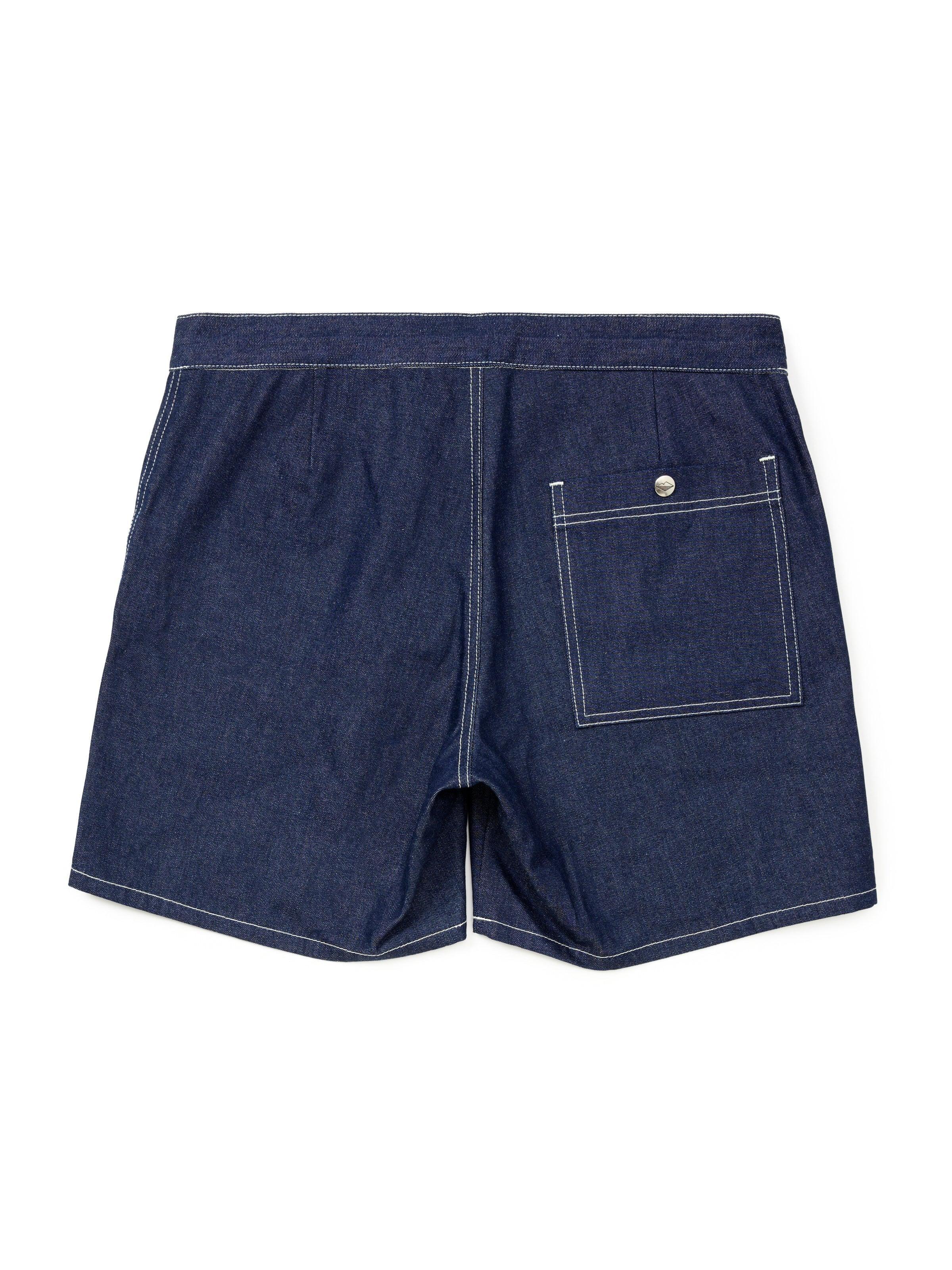 Local Shorts Indigo - Japanese Cotton Denim Shorts | Battenwear