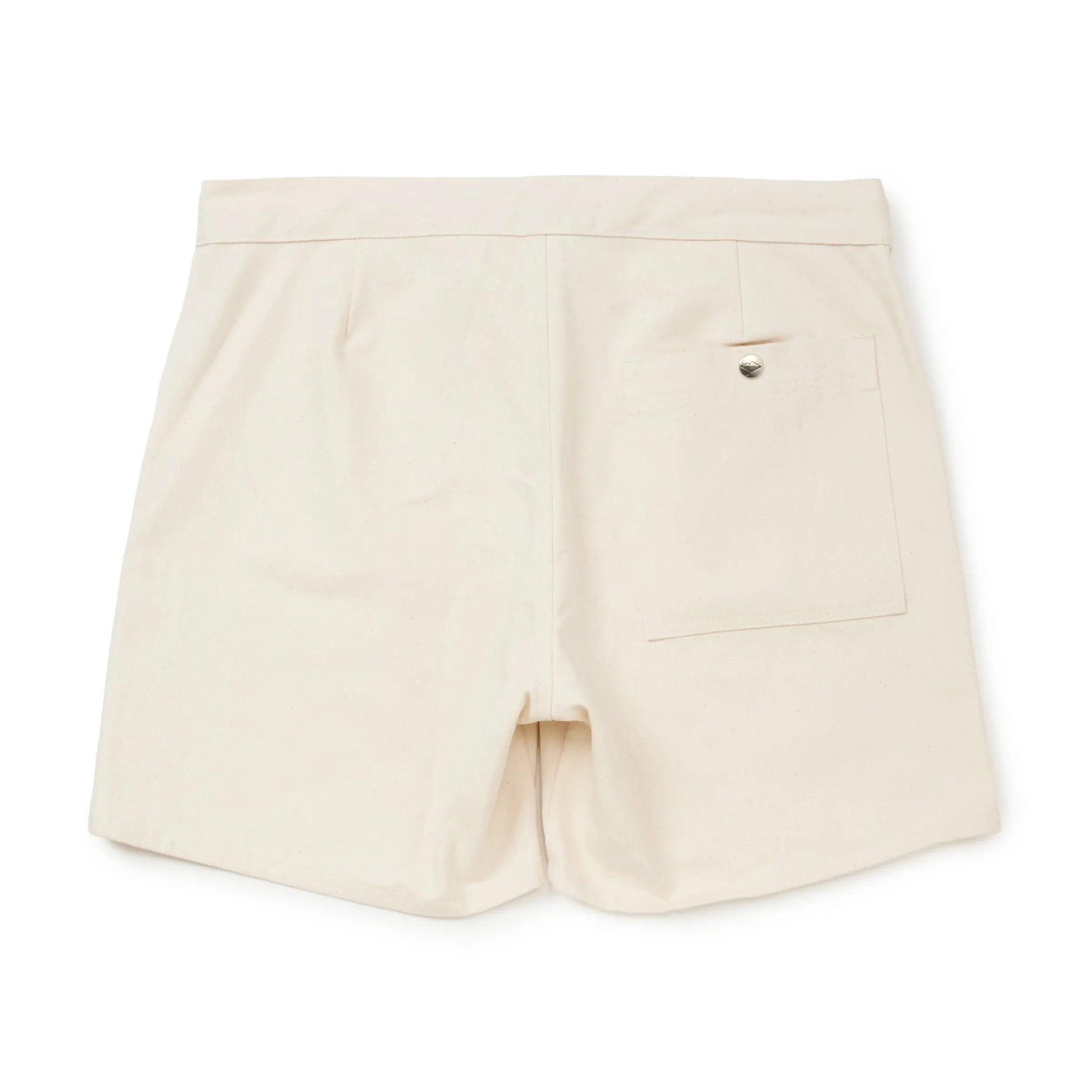 Local Shorts Natural - Japanese Cotton Denim Shorts | Battenwear