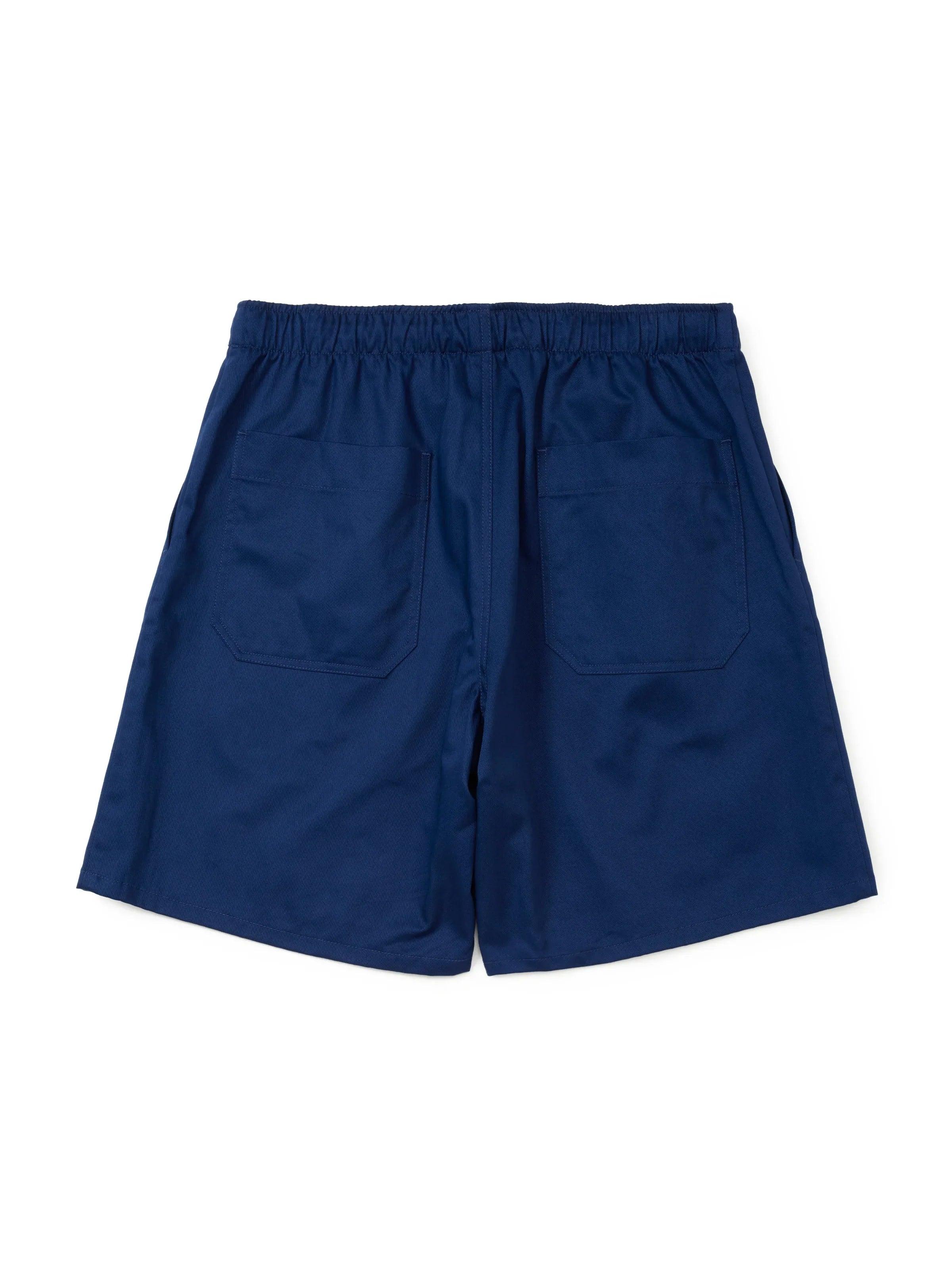 Active Lazy Shorts Navy - Cotton Chino Shorts | Battenwear