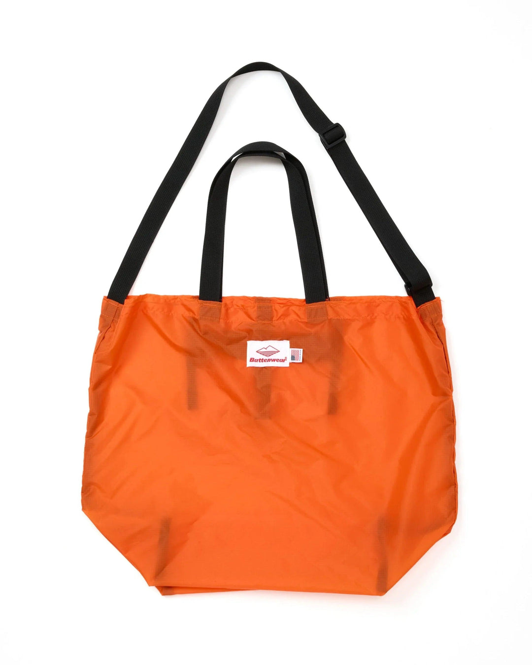 Battenwear Packable Tote - Orange/Black