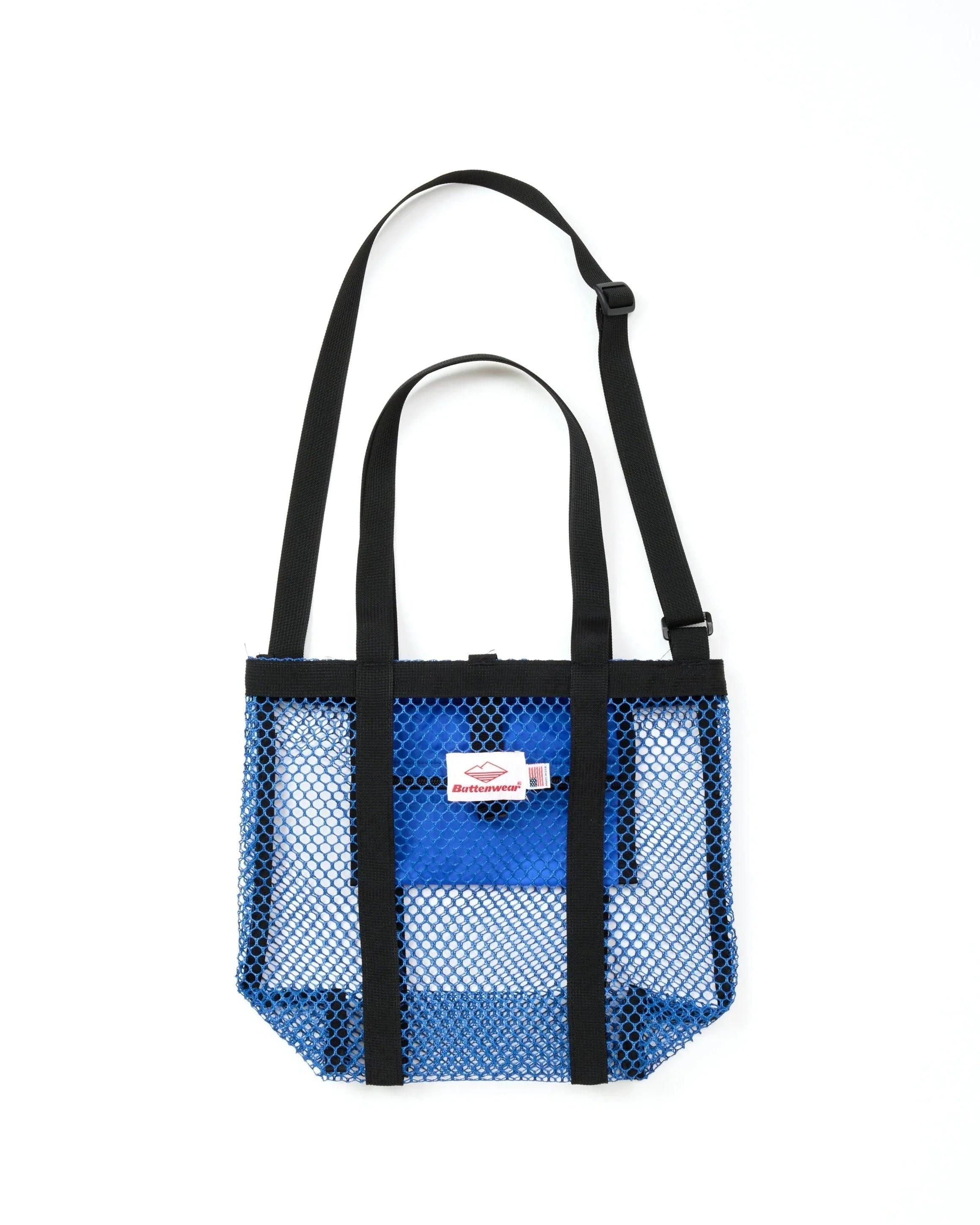 Mini Mesh Tote - Royal _ Black – Battenwear