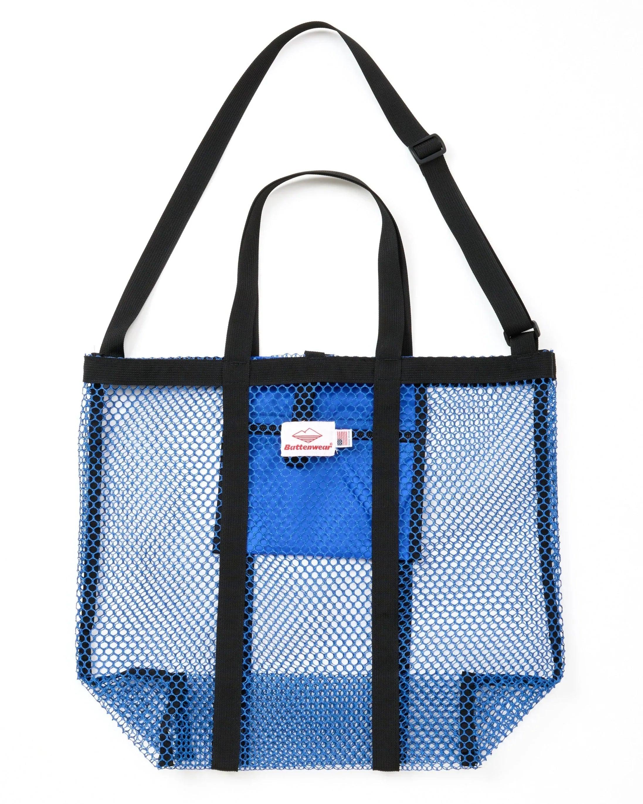 Mesh Tote - Royal _ Black – Battenwear