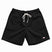 Battenwear Active Lazy Shorts in black cotton chino with relaxed fit and elastic waist