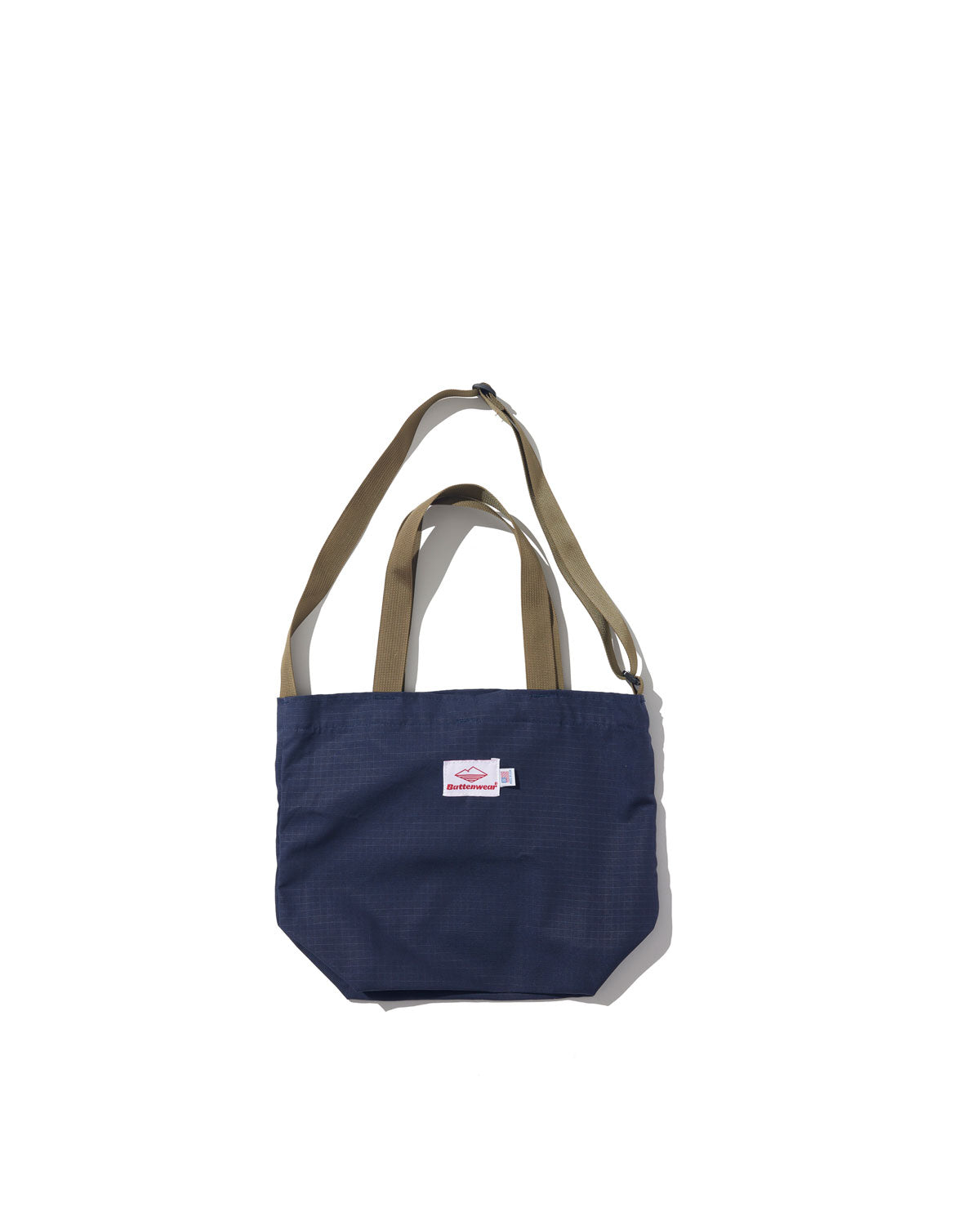 Mini Packable Tote Navy x Tan Battenwear