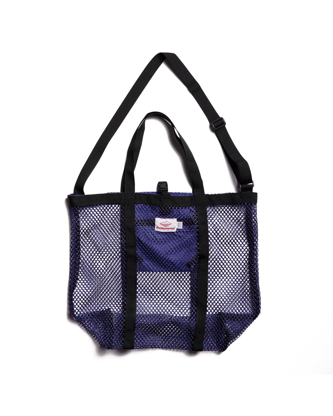 Mesh Tote / Purple x Black – Battenwear