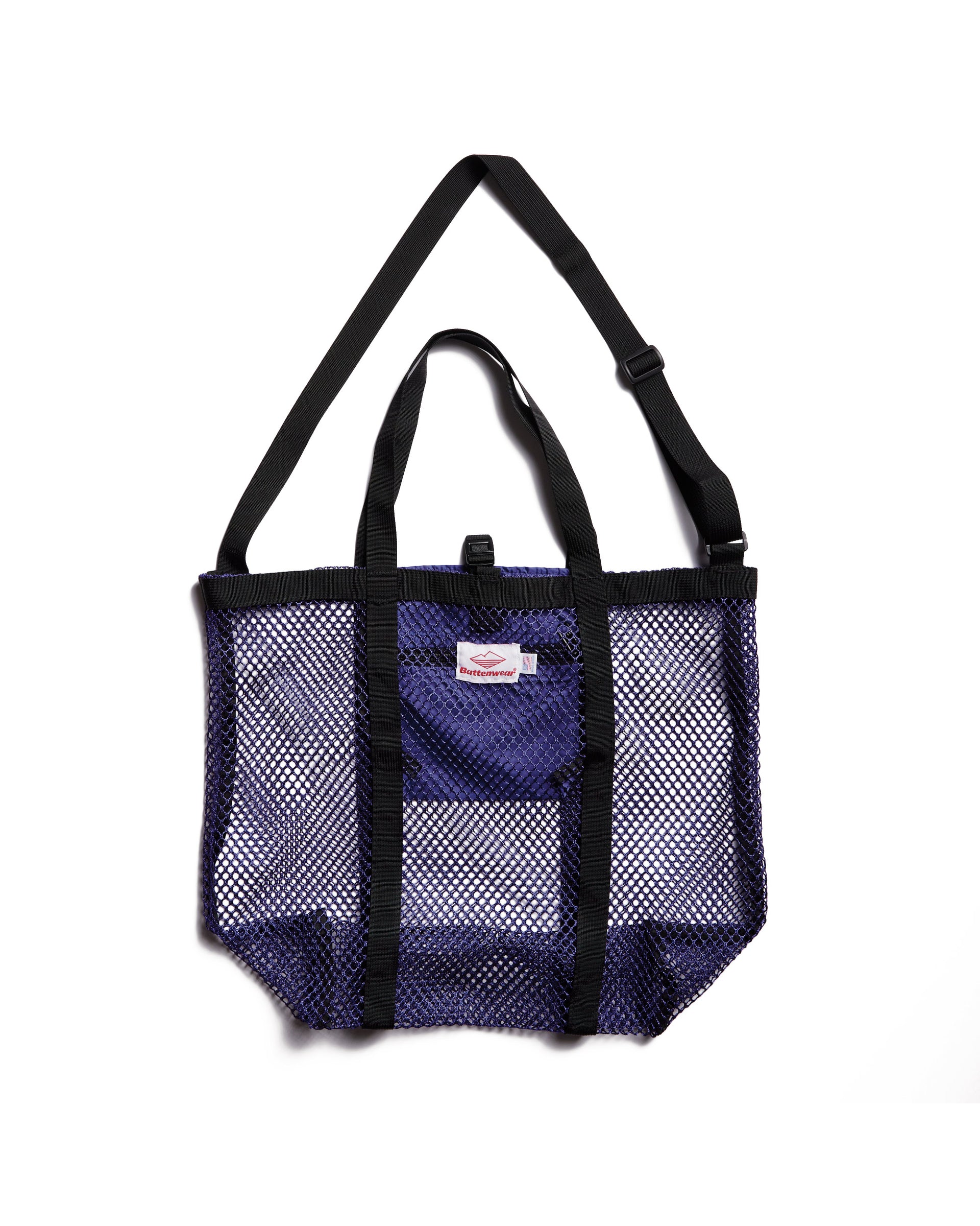 Mesh Tote / Purple x Black – Battenwear 