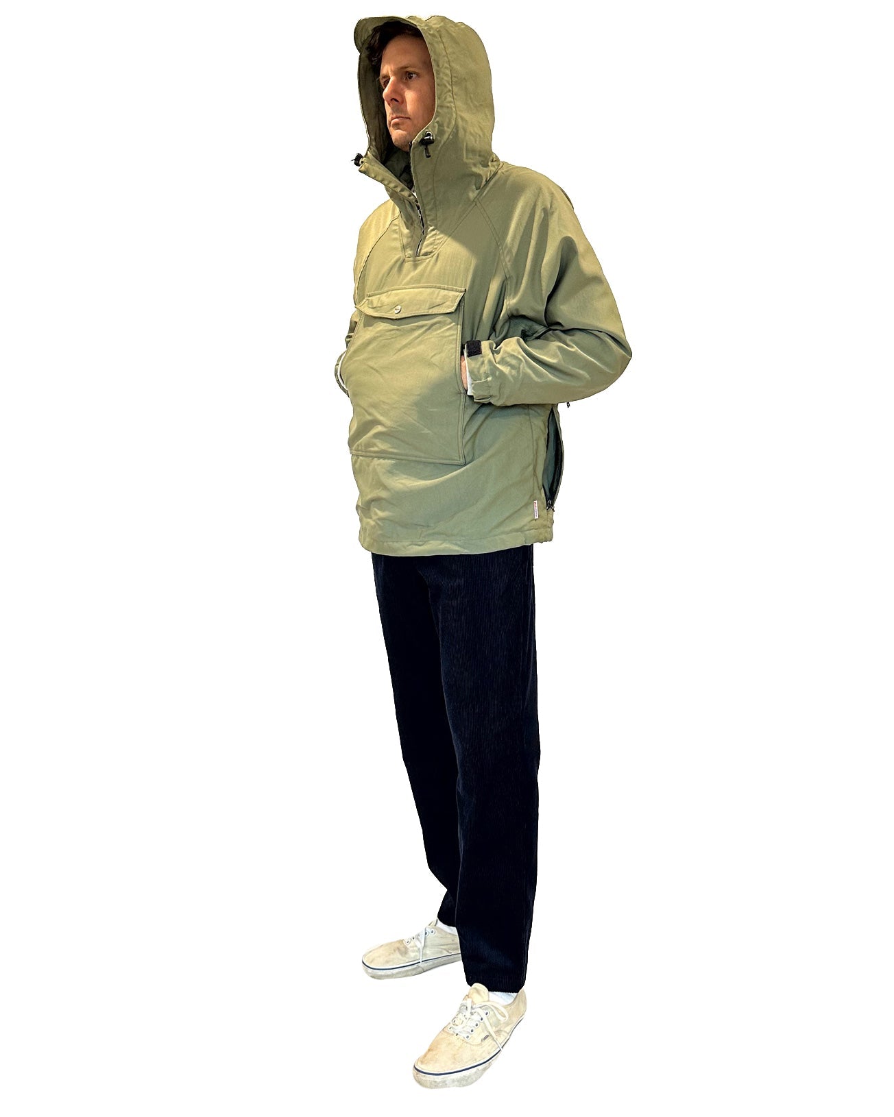 Scout Anorak / Navy Back Sateen – Battenwear