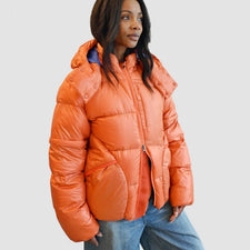 Battenwear x Nanga Eitherway Down Jacket / Orange x Blue