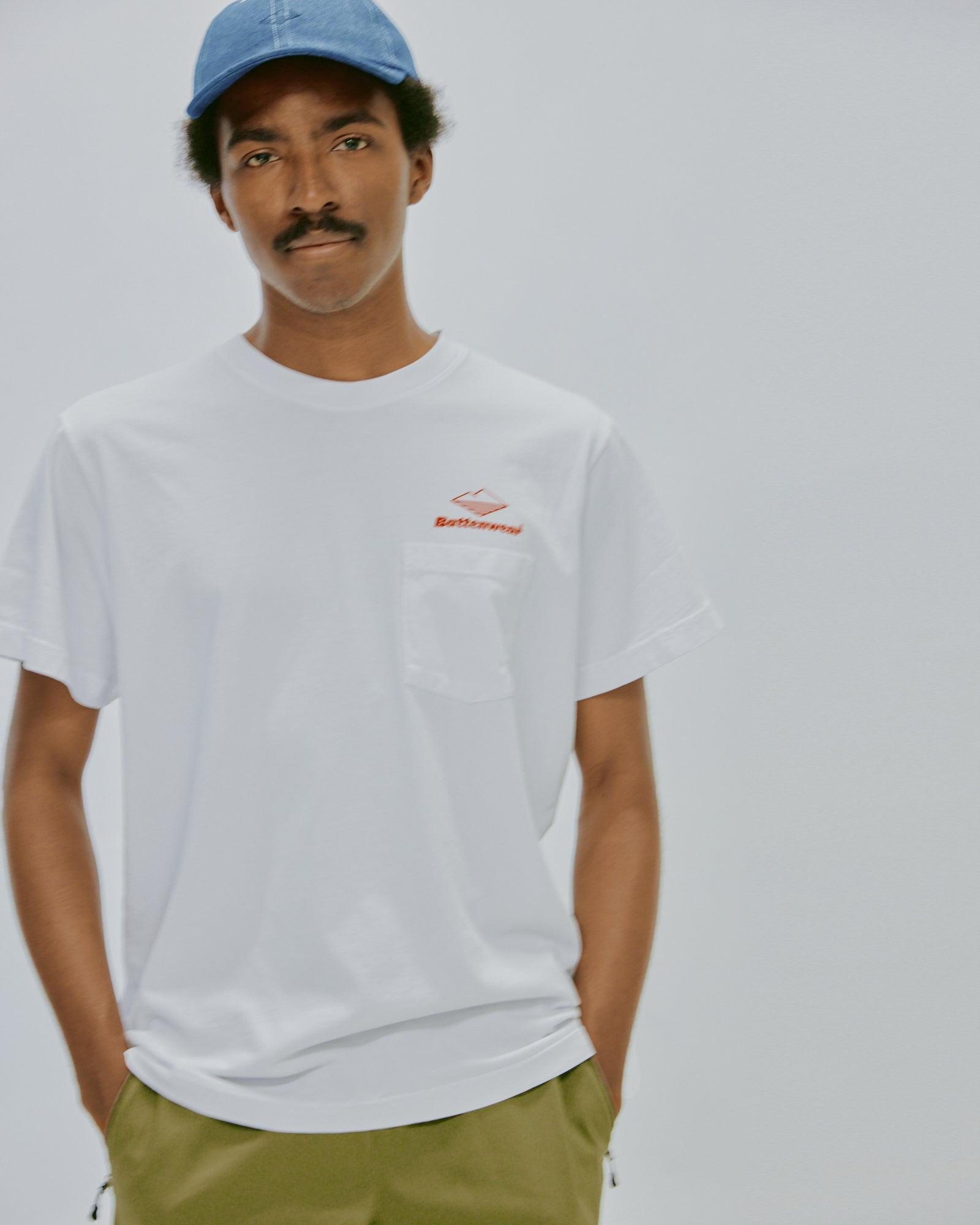 Team S/S Pocket Tee / Mustard x Red – Battenwear