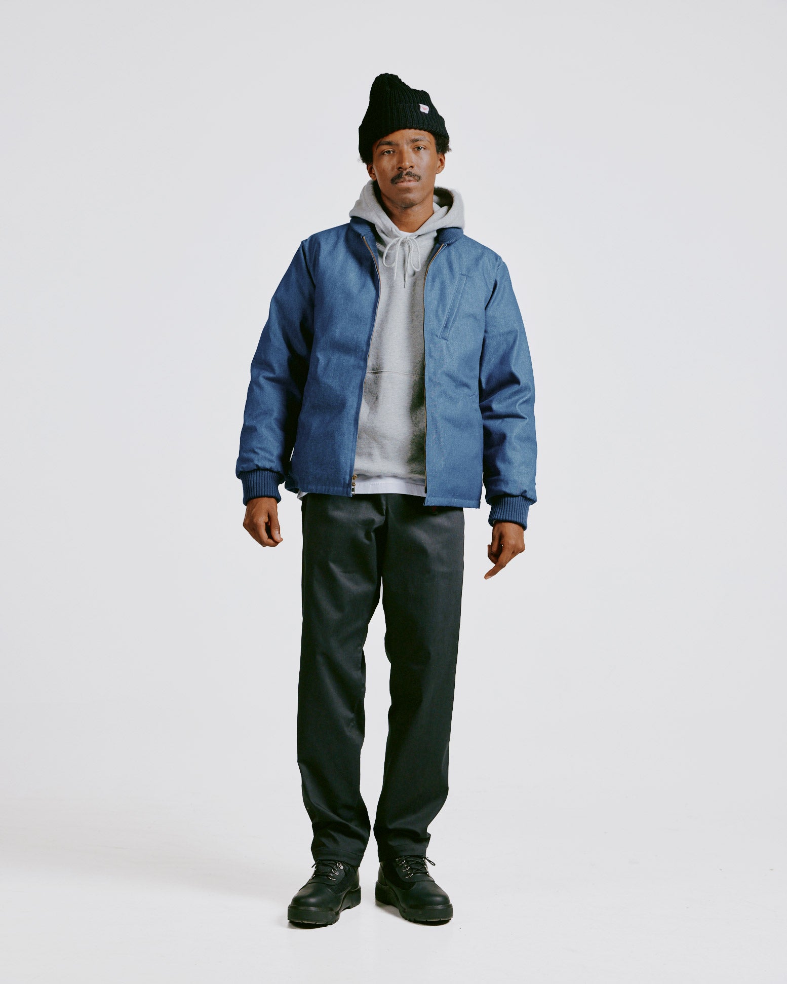 Batten Down Deck Jacket V.2 Light Indigo Battenwear