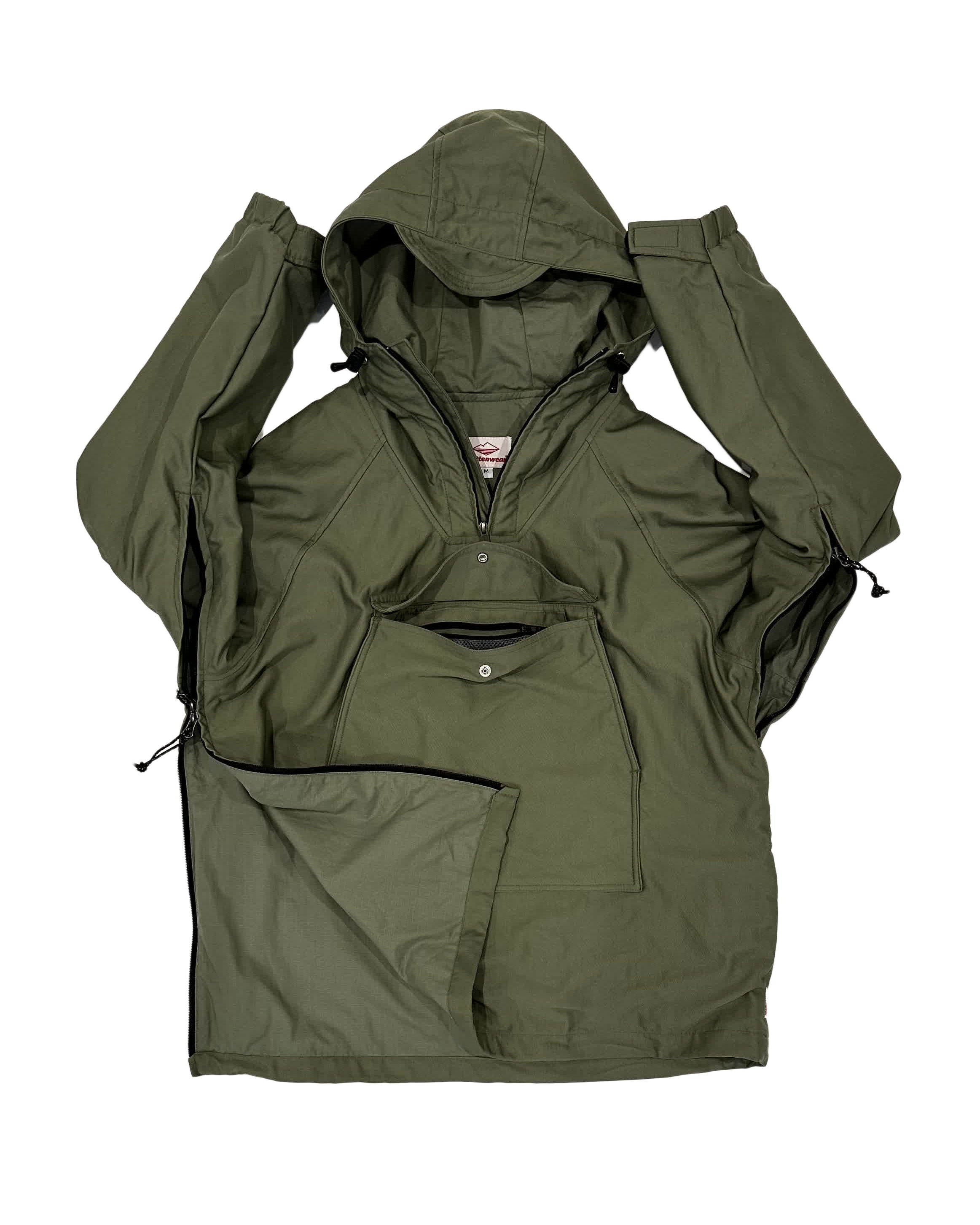 Scout Anorak / Olive Back Sateen – Battenwear