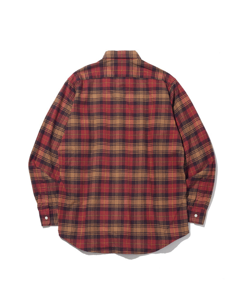 BD Scout Shirt / Red Brown Plaid
