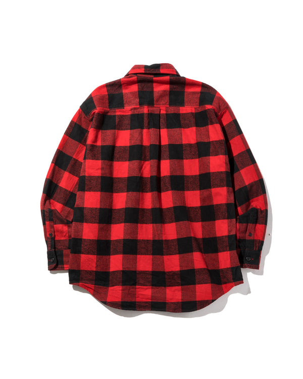 Lumberjack Pullover / Red x Black