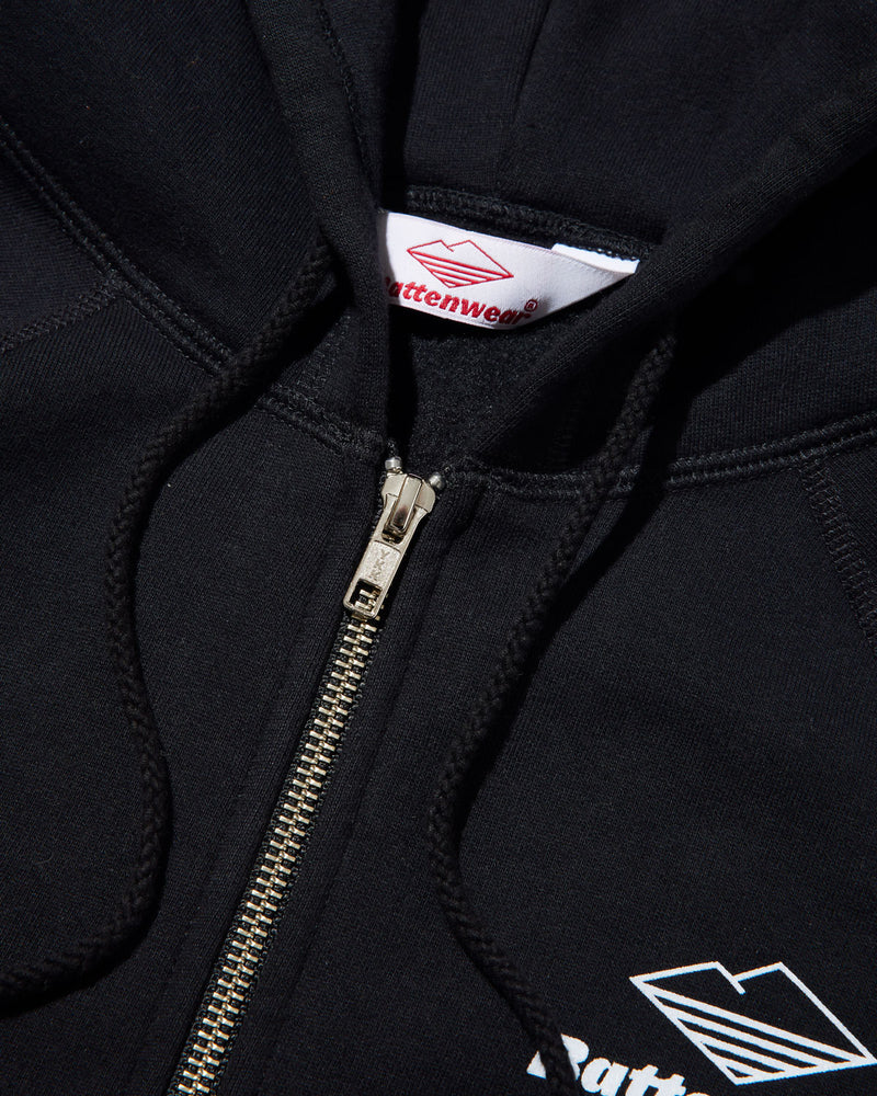 Team Reach-Up Zip Hoody / Black