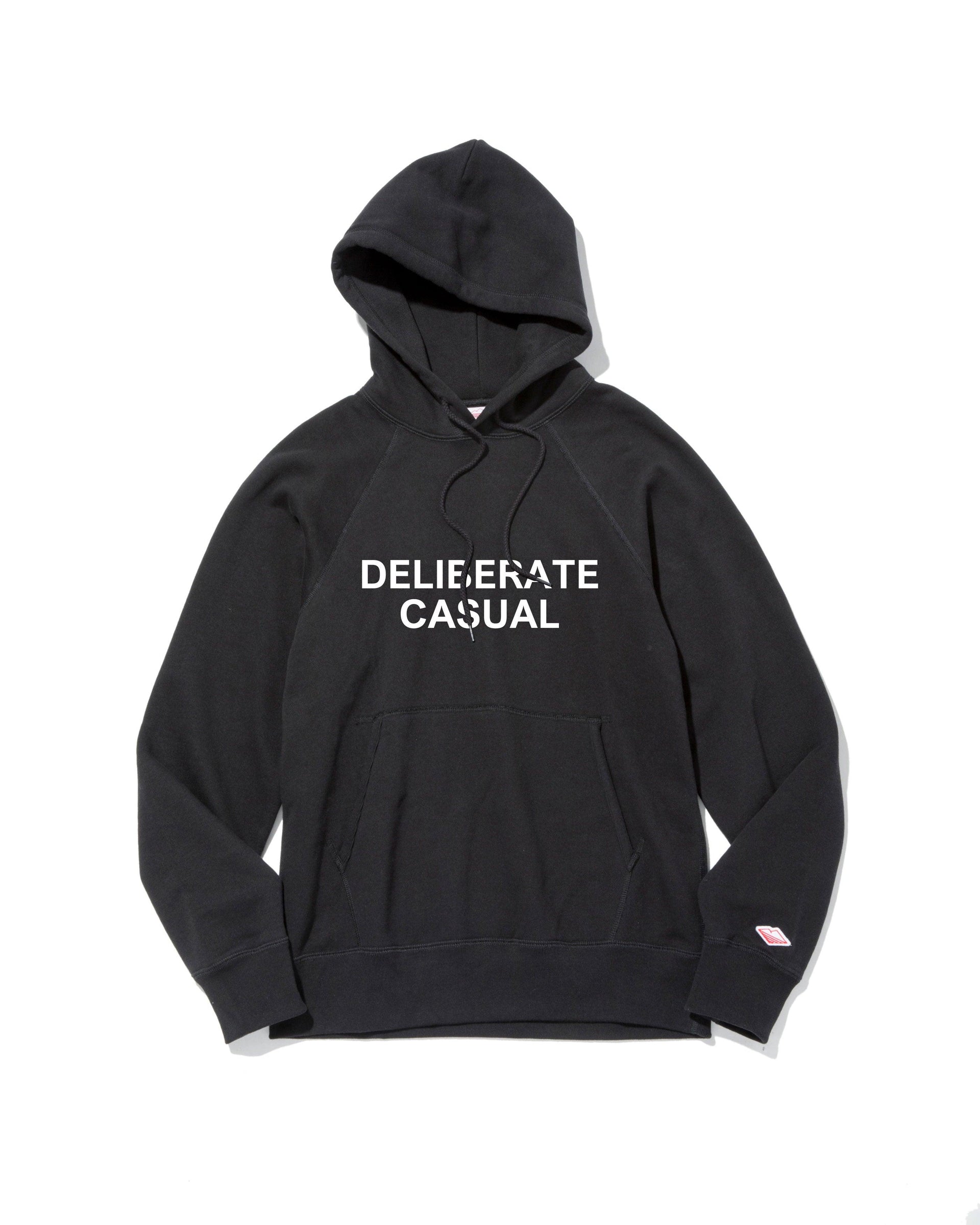Deliberate Casual Reach-Up Hoody / Black