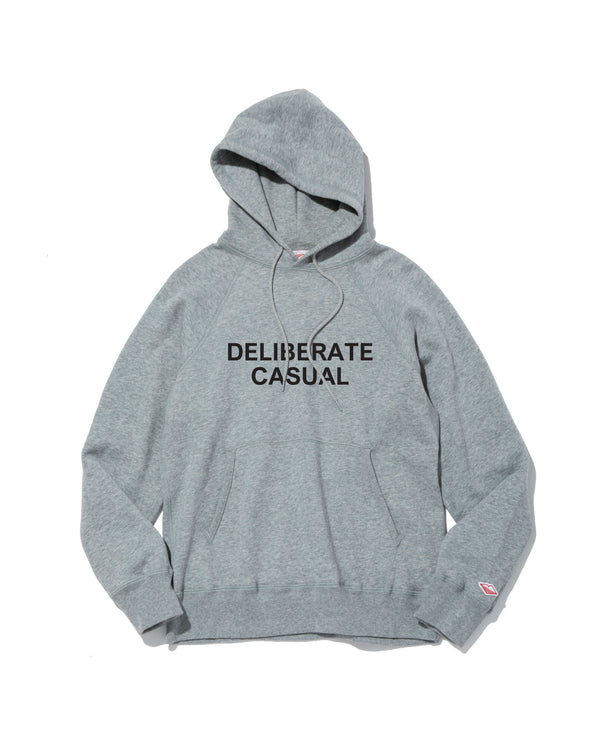 Deliberate Casual Reach-Up Hoody / Heather Grey