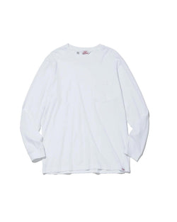 L/S Pocket Tee / White