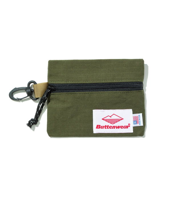 Small Zip Pouch / Olive Drab Ripstop