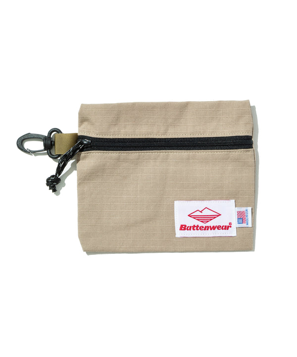 Zip Pouch / Stone Ripstop
