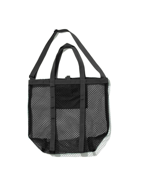 Mesh Tote / Black x Black