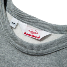 Reach Up Sweatshirt Heather Grey Battenwear