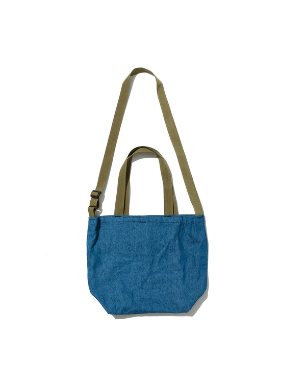 Mini Packable Tote / Denim