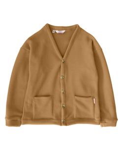 Neighbor Cardigan (Fleece) / Cappuccino