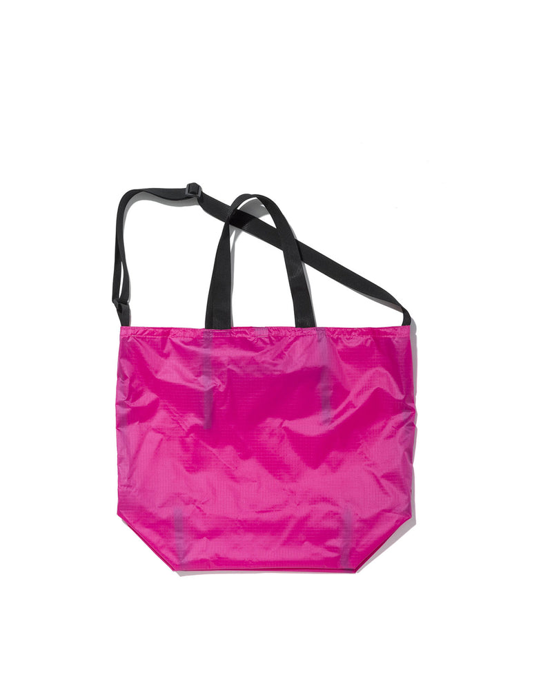 Packable Tote / Fuchsia x Black