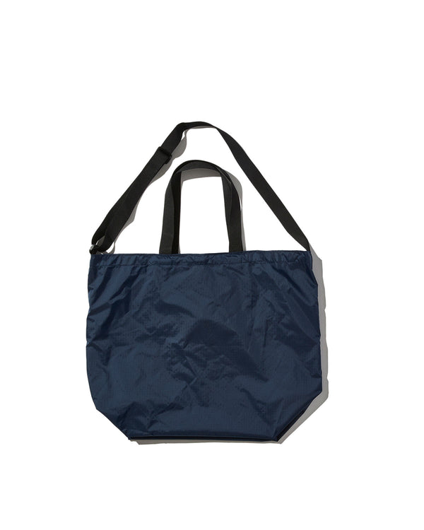 Packable Tote / Navy x Black