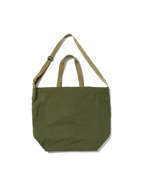 Packable Tote / Olive Drab x Tan