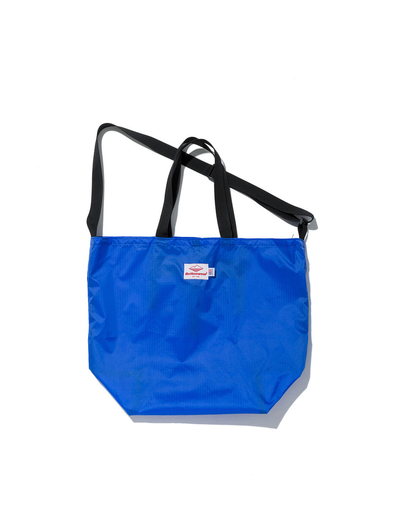Packable Tote / Royal Blue x Black