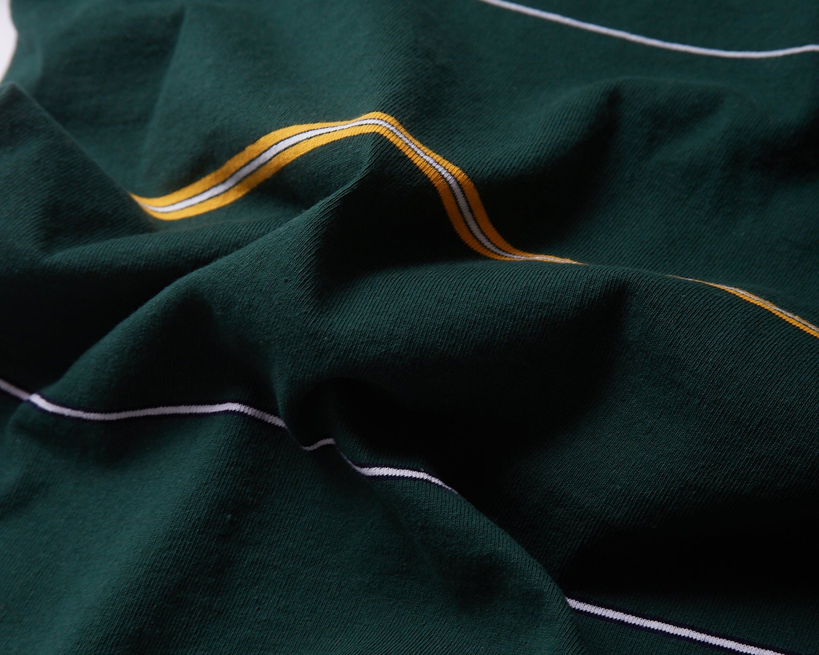 Pocket Rugby Tee / Green Stripe – Battenwear