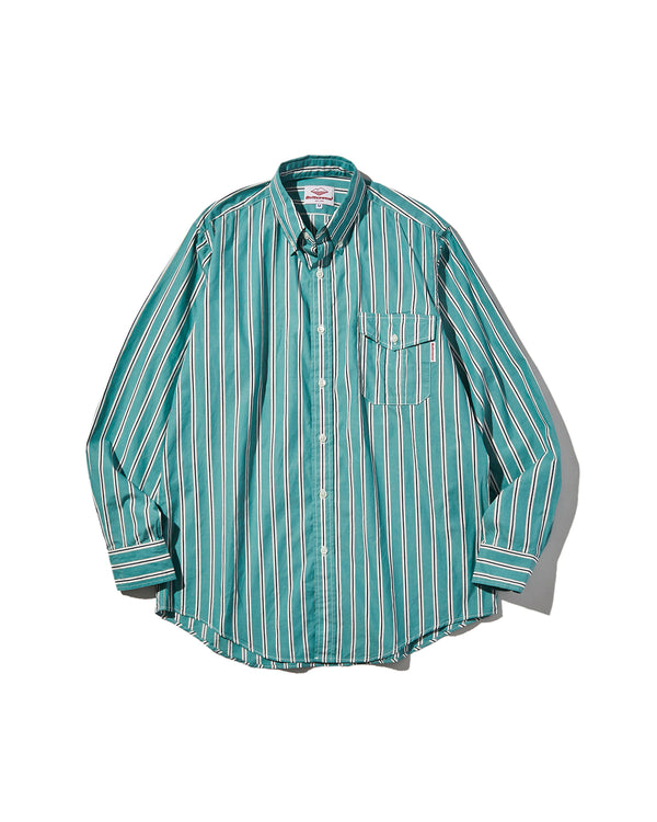BD Scout Shirt / Teal Stripe