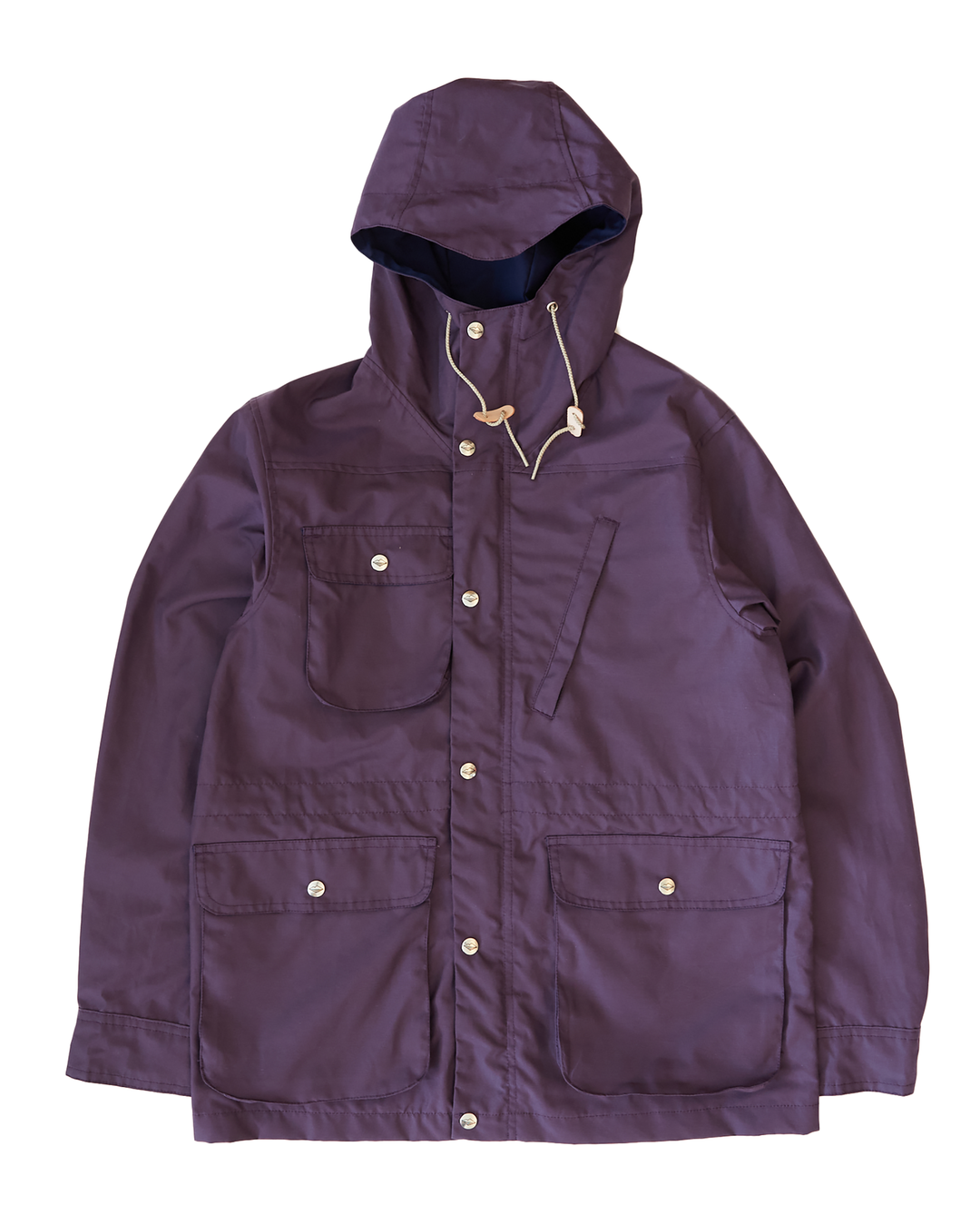 Travel Shell Parka / Purple x Navy – Battenwear
