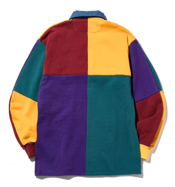 Pocket Rugby Shirt / Multi-Panel
