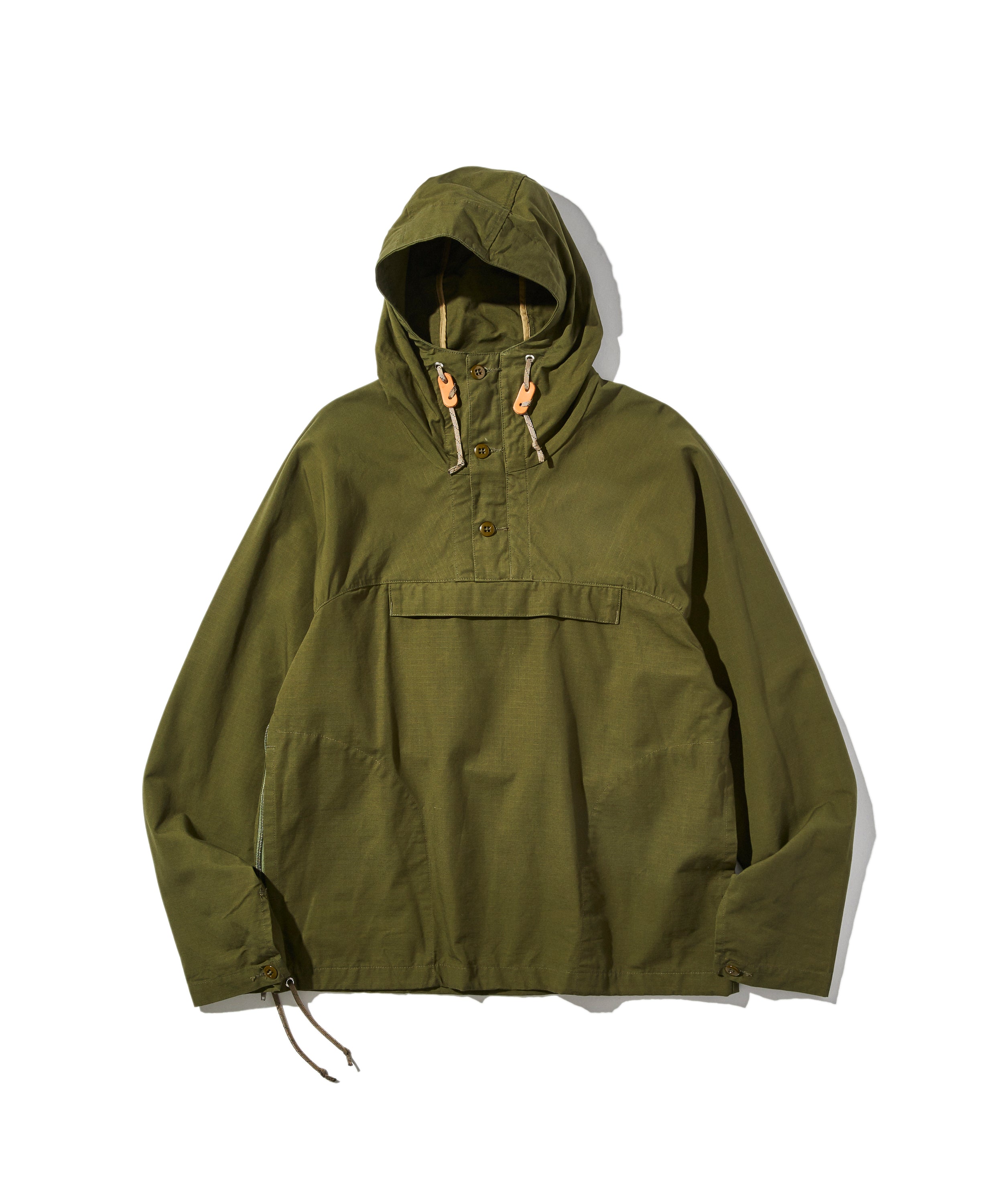 Packable Anorak / Olive Drab Ripstop – Battenwear