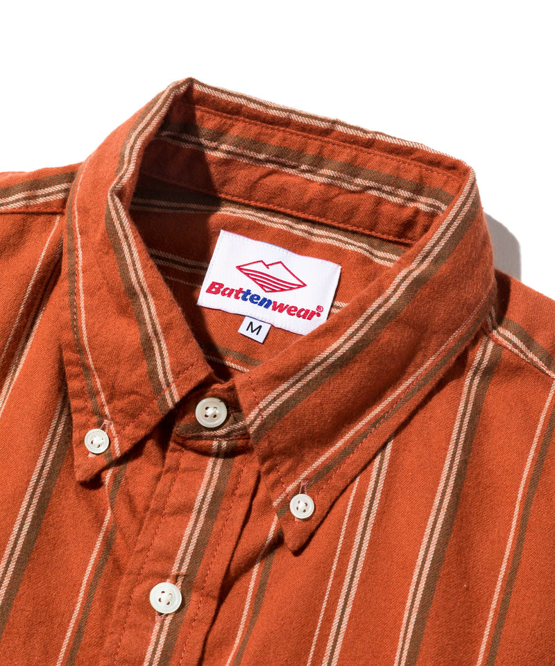 BD Scout Shirt / Brown Stripe
