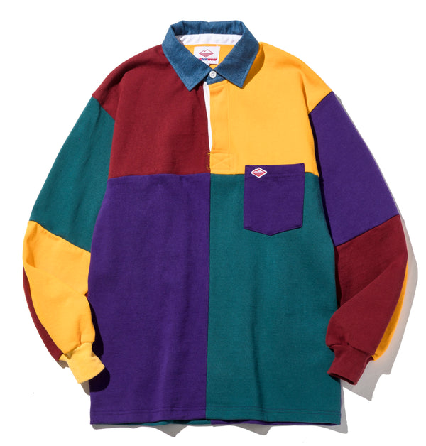 Pocket Rugby Shirt / Multi-Panel