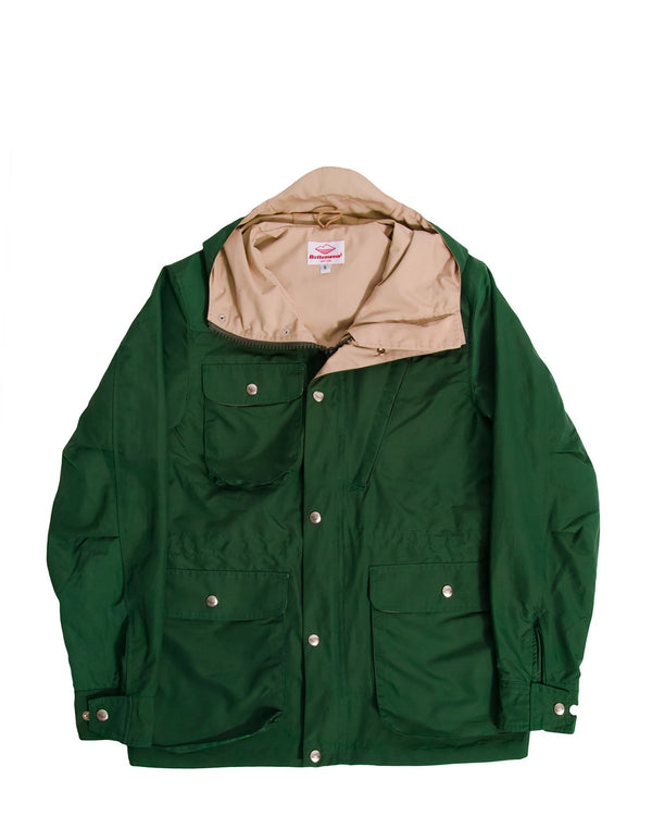Travel Shell Parka / Green x Putty